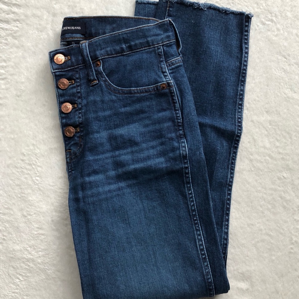 Vintage Straight Eco Jean with button fly EUC